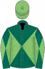 Light green and dark green diabolo, light green cap