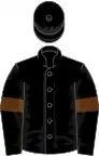 Black, brown armlets