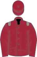 Maroon, Grey epaulets