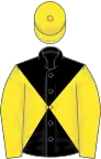 Black and yellow diabolo, yellow sleeves and cap