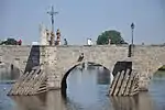 Písek Stone Bridge, 1263–1265