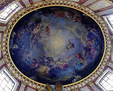 "The Assumption" by Jean-Baptiste Pierre (dome of the Chapel of the Virgin)