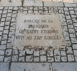 Saint-Étienne de Paris, 6th century basilica which preceded Notre-Dame, dedicated to Saint Stephen