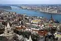 View of the Upper Watertown from the tower of Matthias Church