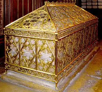 Chasse or reliquary for the surviving relics of Saint Genevieve (19th c.)
