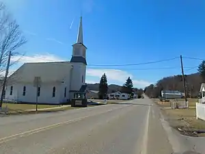 PA&nbsp;549 southbound through Roseville.
