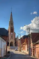 The church of Beaumetz-lès-Cambrai