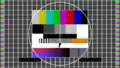 Widescreen FuBK pattern with anti-PAL and extra station ID boxes. Generated by a DK-Technologies PT5300.