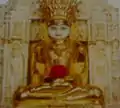 idol at Padmaprabhu Jain Temple at Mahudi