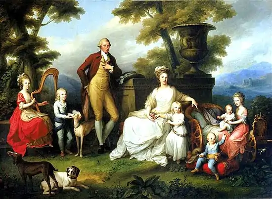 Ferdinando IV and His Family by Angelica Kauffman, c. 1783