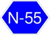 National Highway 55 shield}}