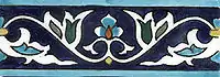 A tile border.