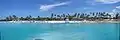Panoramic view of GSC beach from sea