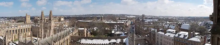 Image 46 Oxford skyline from the University Church of St Mary the Virgin (from Portal:Oxfordshire/Selected pictures)