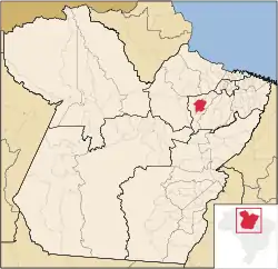 Location of Almeirim