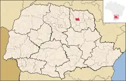 Location in Paraná state