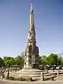 The pyramid of the Bois de Vincennes, built by King Louis XV in 1731. He opened the park to the public.