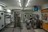Pigalle station ticket concourse