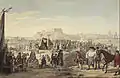 'Horse Fair on Bruntsfield Links, Edinburgh' by Paul Sandby, 1750