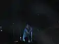Eddie Vedder with Pearl Jam in Manchester, Tennessee on June 14, 2008.