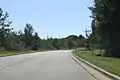 Pelican Lake sign on US45