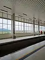The view of the station that towards the Kuniran mountains