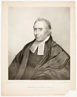 Lithograph of Thaddeus Mason Harris, circa 1830