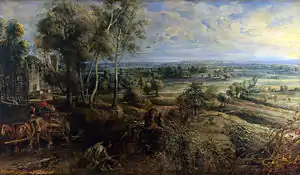 The Château Het Steen with Hunter, c. 1635–1638, National Gallery, London