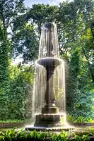 Column fountain, created in 1824 by Martin Friedrich Rabe&nbsp;[de]