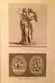 Print from the "Catalogue des Pierres Gravees Antiques de S.A. le Prince Stanislas Poniatowski" depicting some of the mythological scenes carved on the gems of the prince's collection