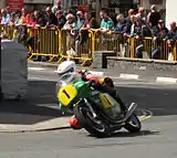 Ollie Linsdell (1) Paton 500c&nbsp;— Lap 4 500cc Classic TT Parliament Square, Ramsey 24 August 2013