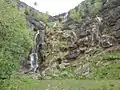 Pingot Quarry waterfall, 2009