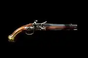 Ordnance pistol of the Gendarmes de la Maison du Roi, model 1763. On display at Musée de l'Armée.