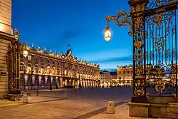 Golden gate in Place Stanislas