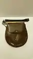 Plain leather sporran 1