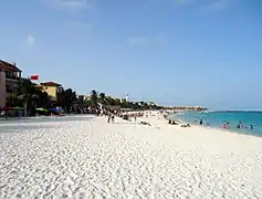 Stranda and Playa del Carmen and Quintana Roo and Mexico.