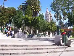 Main plaza of Villa Hidalgo
