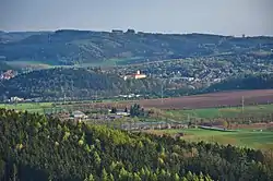 View of Bořitov from the Malý Chlum hill