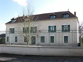 The town hall in Poincy