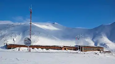 View of the Polish Polar Station, Hornsund.