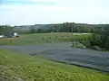 The baseball/softball fields at Poplar Gap Park