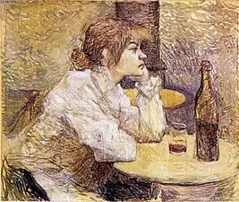 Henri de Toulouse-Lautrec, Gueule de bois ("Hangover"), c.1888