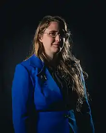 Palmer at the 75th Worldcon in Helsinki, Finland, in August 2017
