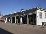 Boathouse No 7 (built as a Mast House in 1807): The Dockyard Apprentice exhibition, together with café and shops