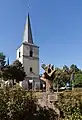 carnival sculpture and the St Matthias Church