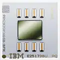 The PowerPC 970FX was manufactured on a 90&nbsp;nm process in week 25 of 2004, and the smaller die can be clearly seen.