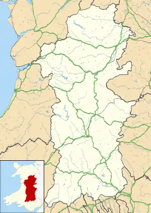 Welshpool is located in Powys