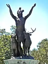 Prayer for Rain, c. 1899, in West Side Park, Champaign, Illinois.