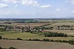 View from the southeast