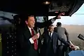 President Ronald Reagan goes on a whistle-stop tour through Ohio for his 1984 United States presidential campaign